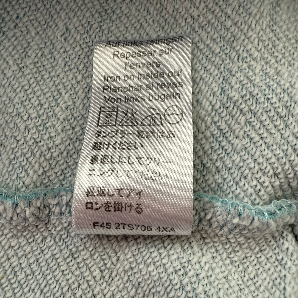 Kenzo Paris Wave Embroidery Sweatshirt – Gray/Blue • Size M • Unisex - Picture 8 of 8